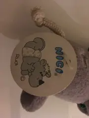 Vorschaubild 2 von Nilpferd Kuscheltier Stofftier Grau 11cm Plüschtier Baby Kinder