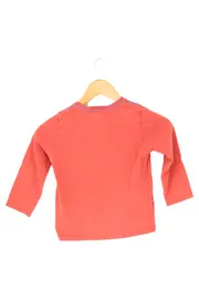 Vorschaubild 2 von Kinder Langarmshirt Gr. 116 Rot Casual Sportlich Baumwolle