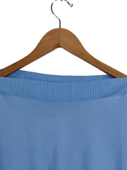 Vorschaubild 3 von Damen Pullover Shirt Blau Rippstrick Gr. XL 42