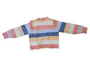Vorschaubild 2 von Kinder Strickjacke Gr. 122/128 Gestreift Mehrfarbig Cardigan