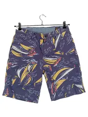 Vorschaubild 1 von Herren Badeshorts Gr. 46/S Maritim Grafik Print Baumwolle