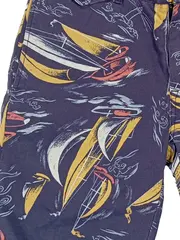 Vorschaubild 2 von Herren Badeshorts Gr. 46/S Maritim Grafik Print Baumwolle