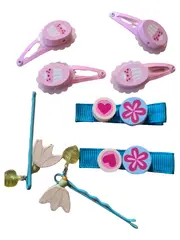 Vorschaubild 1 von Haarspangen Set Mädchen Mehrfarbig Haarschmuck Kinder Feminin Charmant
