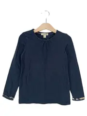 Vorschaubild 1 von Kinder Langarmshirt Blau Gr. 116 Basic Baumwolle