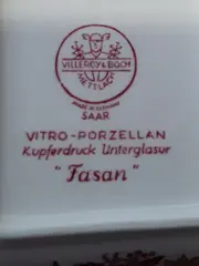 Vorschaubild 4 von Fasan Dekoschale Porzellan Rot 12 cm Klassisch