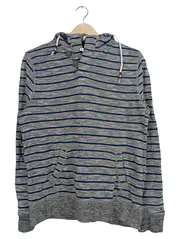 Vorschaubild 1 von Herren Hoodie Pullover Gestreift Kapuze Gr. S