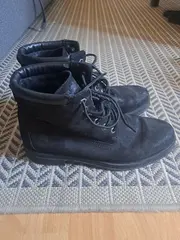 Vorschaubild 3 von Herren Stiefelette Wildleder Schwarz Schnürung Outdoor Gr. 41.5