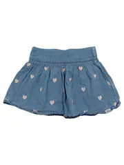 Vorschaubild 1 von Mädchen Jeansrock Herzen Gr. 92/94 Blau