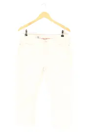 Vorschaubild 1 von Damen Stoffhose Casual Weiß Gr. M Baumwolle