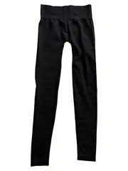 Vorschaubild 2 von Damen Leggings Sportlich Uni Schwarz Gr. S 36
