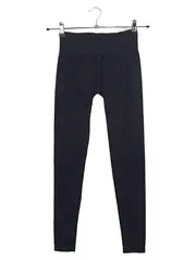 Vorschaubild 1 von Damen Leggings Sportlich Uni Schwarz Gr. S 36