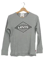 Vorschaubild 1 von Kinder Langarmshirt Gr. 152 Grau Casual Strukturmuster