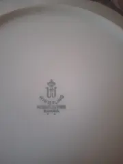 Vorschaubild 2 von Marktleuthen 6 Essteller Porzellan Goldrand Sechseckig Bavaria