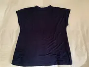 Vorschaubild 2 von Damen T-Shirt Blau Gr. 42;XL Casual Kurzarm