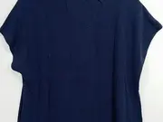 Vorschaubild 3 von Damen T-Shirt Blau Gr. 42;XL Casual Kurzarm