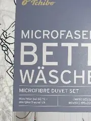 Vorschaubild 2 von Mikrofaser Bettwäsche 155x220 Weltkarte Weiß Schwarz Übergröße