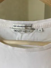 Vorschaubild 3 von Damen T-Shirt Gr. 36/S Weiß mit Schriftzug