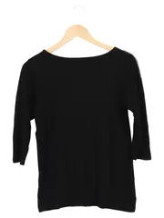 Vorschaubild 2 von Damen Pullover 36/S Schwarz Glitzerstreifen 3/4-Arm