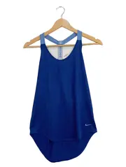Vorschaubild 1 von Damen Sport Tanktop Blau Gr. S Ärmellos Polyester Fitness