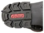 Vorschaubild 3 von Damen Stiefelette Gr. 37 Schwarz Lack Casual Schnürstiefelette