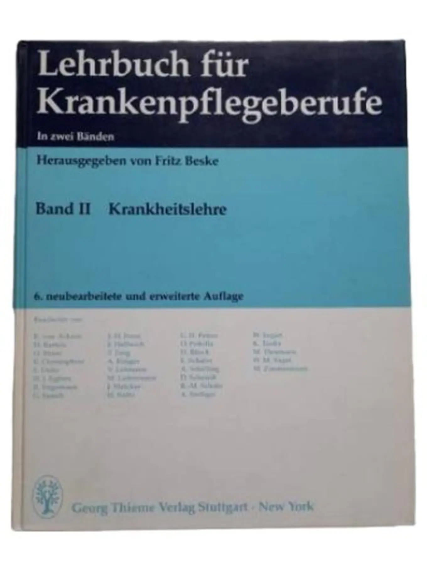 Beske Krankheitslehre Pflege Fachbuch Band II 6. Aufl. Hardcover Deutsch