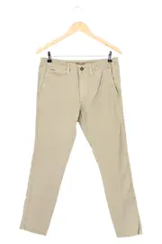 Vorschaubild 1 von Herren Stoffhose Chino Beige Gr. W32/48/M Casual Baumwolle