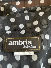 Vorschaubild 3 von Damen Bluse Shirt 44;XXL Schwarz Punkte Casual Langarm