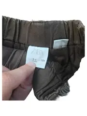Vorschaubild 4 von Kinder Hose Gr. 104 Braun Elastikbund Knopfleiste Casual