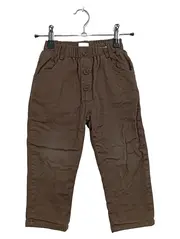 Vorschaubild 1 von Kinder Hose Gr. 104 Braun Elastikbund Knopfleiste Casual
