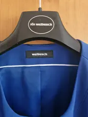 Vorschaubild 6 von Damen Blazer Jacke Gr. 48 Blau Business Reißverschluss Taschen