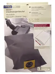 Vorschaubild 1 von TCM Dauer-Staubsaugerbeutel wiederverwendbar waschbar 37x25cm