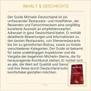 Vorschaubild 3 von Michelin Guide Deutschland Restaurant Hotel Führer Sterne Taschenbuch Deutsch