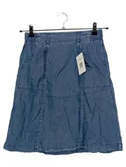 Vorschaubild 1 von Damen Jeansrock Gr. 34/XS Blau Casual Midirock