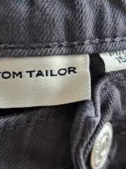 Vorschaubild 5 von Kinder Outdoorhose Gr. 158 Grau Uni Baumwolle Jungen Mädchen