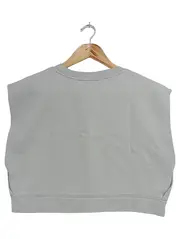 Vorschaubild 2 von Damen Pullunder Gr. 36/S Grau Rippstrick Casual