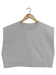 Vorschaubild 1 von Damen Pullunder Gr. 36/S Grau Rippstrick Casual