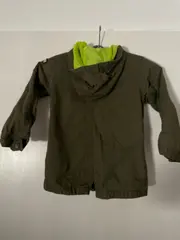 Vorschaubild 2 von WILD N' ROUGH Kinder Parka Jacke Gr. 104 Oliv Baumwolle Kapuze