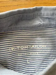 Vorschaubild 3 von Herren Freizeithemd L Blau Casual Langarm