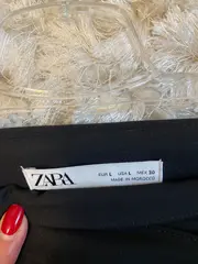 Vorschaubild 3 von Damen Stoffhose Elegant Schwarz L/40 Business Schleife Raffung