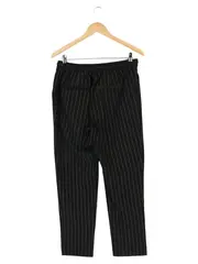 Vorschaubild 2 von Herren Anzughose Business Elegant Schwarz Gestreift W29/L29