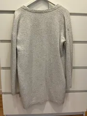 Vorschaubild 2 von Strickjacke Damen Gr. 38 Beige Casual Strukturmuster