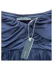 Vorschaubild 2 von Damen Kleid trägerlos Bandeau Blau Pailletten Gr. 38/M NEU