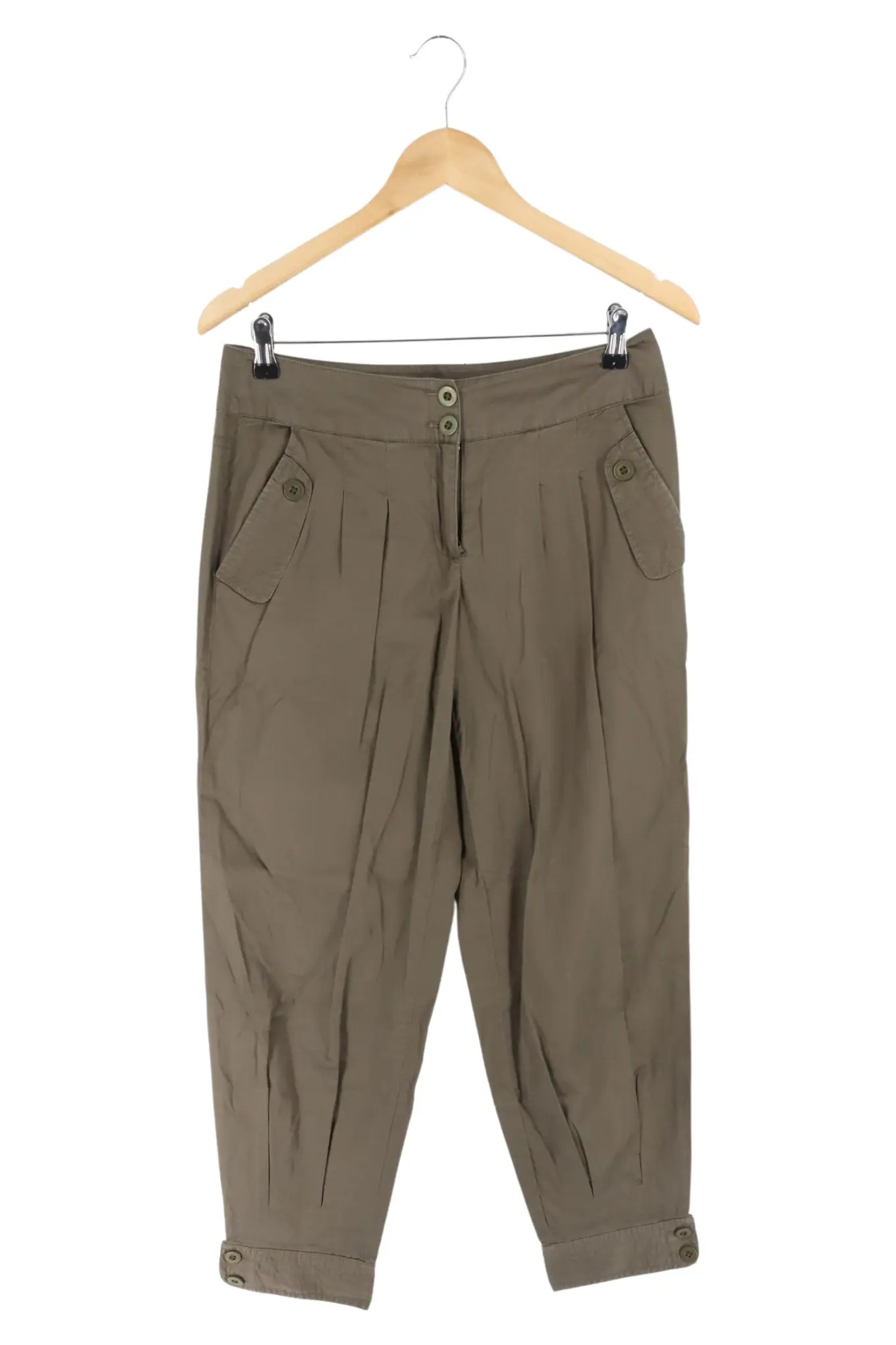 3 SUISSES 3Suisses Damen Stoffhose Gr. M Braun Casual Hose Sommer