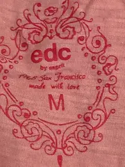 Vorschaubild 4 von EDC Damen Tanktop Basic Pink Gr. 38/M Baumwolle Freizeit