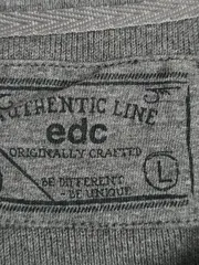 Vorschaubild 5 von EDC Damen Freizeitkleid Strickkleid Gr. 40/L Grau Casual Baumwolle