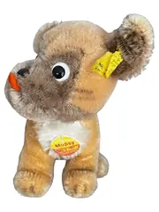 Vorschaubild 1 von Mopsy Hund Kuscheltier Plüschtier Braun 13 cm