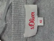 Vorschaubild 3 von Damen Strickjacke Grau Gr. 42/L Klassisch Casual Elegant