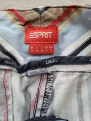 Vorschaubild 3 von Damen Stoffhose Gr. 34 Gestreift Casual Mehrfarbig