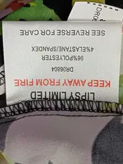 Vorschaubild 4 von Bandeau Cocktailkleid Blumenmuster Mehrfarbig Gr. 36 S