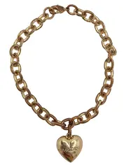 Vorschaubild 1 von Armband Damen Gold Elegant Herz Anhänger Metall